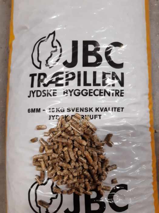 Træpiller ved Djursland 6mm JBC