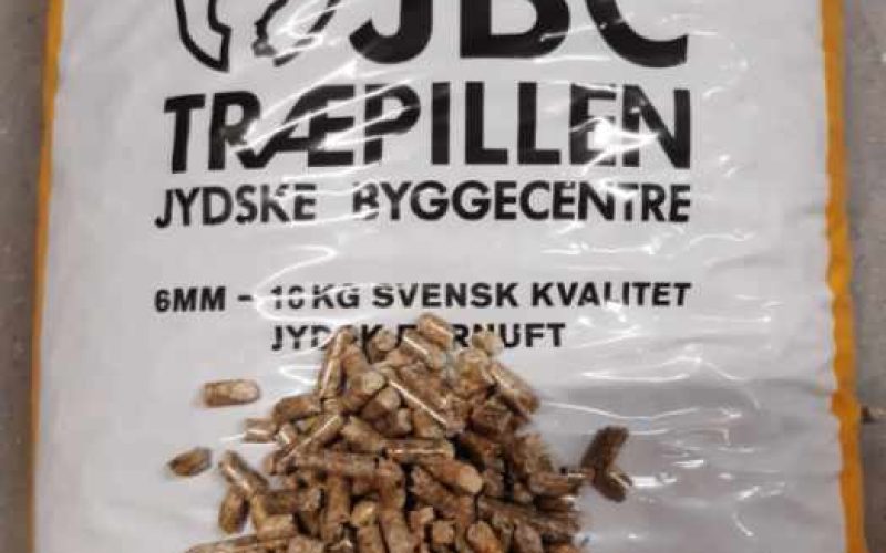 Træpiller ved Djursland 6mm JBC